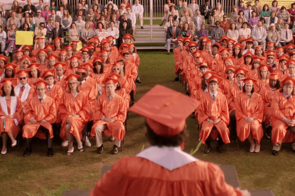 Stranger things graduation scene