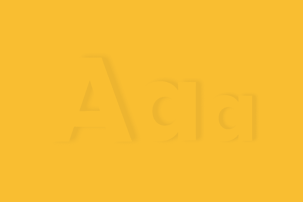 AI In Typography: The Human Perspective The letter A in caps, next to two letter As in lower caps.