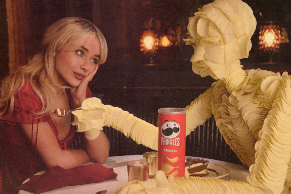 Sabrina Carpenter Pringles Super Bowl 2026 commercial 