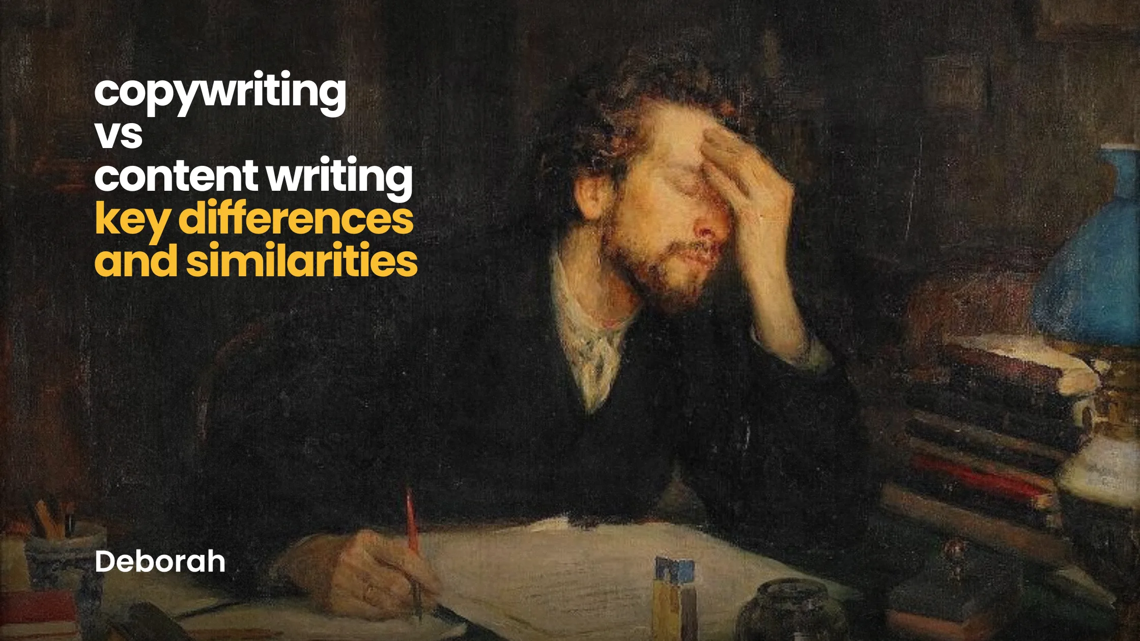 Copywriting vs content writing